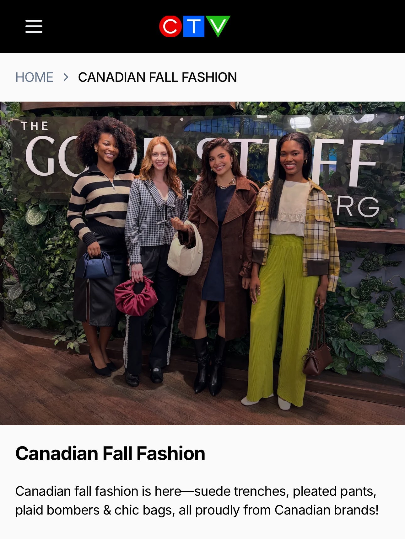 RICHANTEE Makes Its National Television Debut on CTV